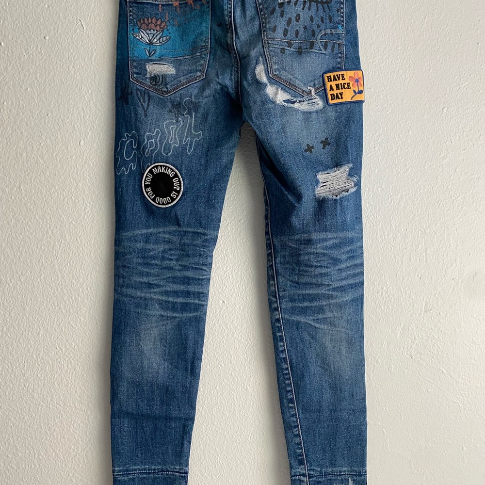 American Eagle graphic jeggings - Picture 9 of 11